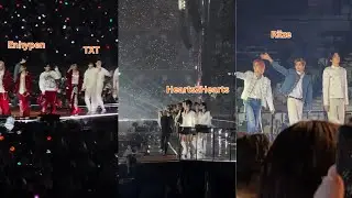 Idol Interaction enhypen, txt, riize, hearts2hearts, itzy and more at 2025 Music Bank Festival