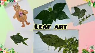 Leaf art/ craft ideas/ Magic Of My Hand
