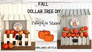 Dollar Tree DIY Farmer's Market Stand | Farmhouse Inspiration