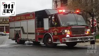 Lowell Fire Truck Responding | Rescue 1
