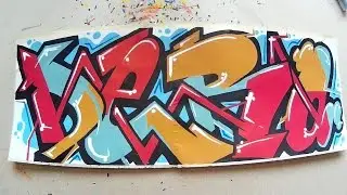 Graffiti Speedart l Speedpaint Name Request Dero Sticker