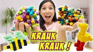 BORONG MAINAN KRAUK KRAUK VIRAL DI MINIMARKET ! TANTANGAN BIKIN HEWAN LUCU BEBEK !