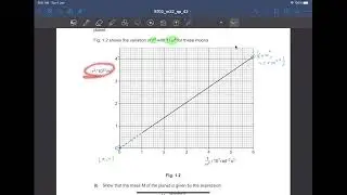 A level Physics 9702 Feb/March 2022 Paper 42 Past Paper Solution