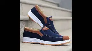 Men Shoes Soft Slip on Loafers old beijing Breathable Flats Moccasin Lightweight Cloth shoes