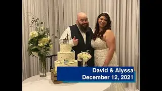 David and Alyssa Wedding Dec 2021