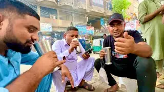 We Try Best Lassi on Roadside Peshawar
