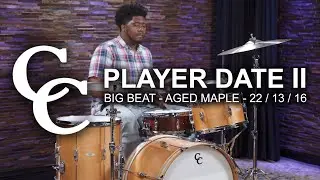 C&C Player Date II Big Beat Drum Set 22/13/16 - Aged Maple