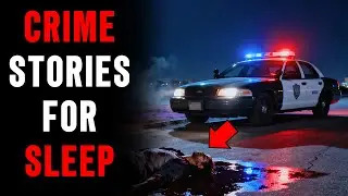 9 Disturbing True Crime Stories for Sleep with Rain Sounds | Black Screen | Vol 65