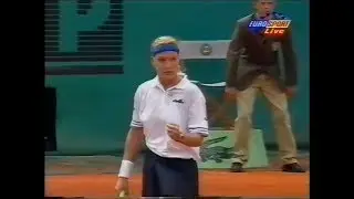 Barbara Rittner vs Mary Pierce French Open 1996 (2.Set partly)