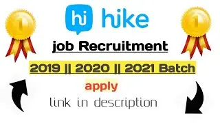 Hike off Campus Recruitment 2021  || 2020 || 2019 Batch-hike Recruitment for Software Development
