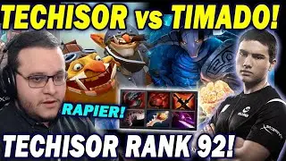 Techisor vs Timado 😱 | Se encuentran en 8K de Ranked |Lo pantallean y Timado saca Divine
