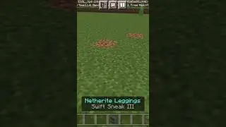 Swift sneak is amazing enchantment |Trying first time in Minecraft version 1.19 |#Minecraft #short