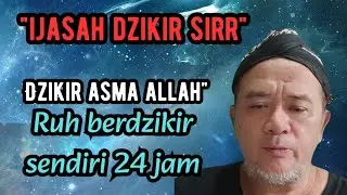 ijasah dzikir sirr dzikir asma Allah ruh berdzikir sendiri 24 jam 🔴Abah Setu #tauhid #shorts 