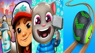 Subway Surfers : Haunted Hood 🆚 Talking Tom Gold Run 🆚 Going Balls Gameplay 