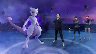 Pok&eacute;mon Go-Giovanni and Shadow Mewtwo