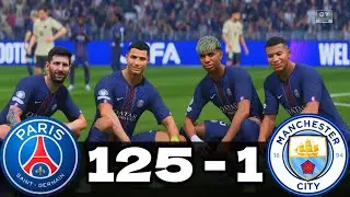 FC 25 -MESSI RONALDO NEYMAR & MBAPPE | ALL STARS | AL NASSR 100-0 MANCHESTER UNITED