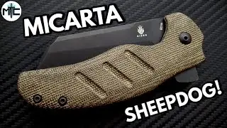 Unboxing the Kizer Vanguard Sheepdog Folding Knife In MICARTA! - First Impressions