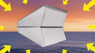 Best Paper Plane Design 🔥 | Easy Paper Airplane for Beginners |