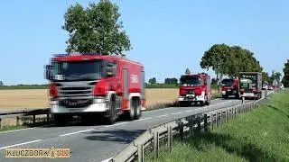 Przejazd modułu GFFFV Poznań przez DK11 do rejonu koncentracji sił w Krakowie