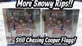 2025 Topps NBA Holiday Chasing Flagg on this Snow Day!