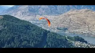 Paraglider launches from SKYLINE QUEENSTOWN! With failed launch!