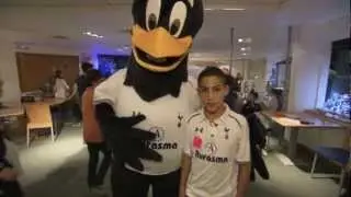 Spurs Junior Member Antonio P, TFA Totteridge Under 11, is the face on Spurs TV