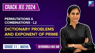 Finding Rank of a Word or a Number in Dictionary - Permutations and Combinations | JEE Main 2024