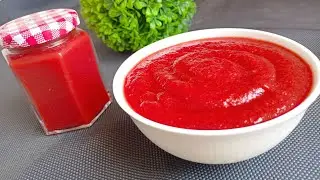 बिल्कुल बाजार जैसा गाढ़ा टोमैटो केचप घर पर बनाए आसानी से | Tomato Ketchup| Tomato Sauce |टोमैटो सॉस
