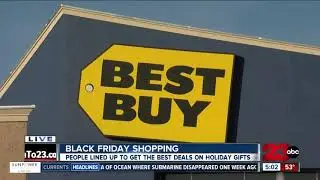 Black Friday shoppers waited in line for hours to get holiday deals