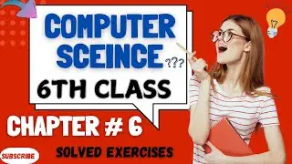 Computer Science 6 Chapter 6 Solved Exercise MCQs - Digital Citizenship Exercise - Part 1