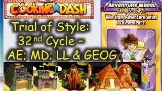 TOS 32nd Cycle = Adventure Series is now over & Change outfit y'all. :D (Cooking Dash)