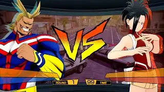 All Might vs Momo Yaoyorozu  - My Hero One's Justice 2