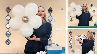 🌼 ساخت گل بادکنکی : آموزش گام به گام ساخت بادکنک طرح گل - balloon flower tutorial 🌼