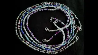 Beaded Face Mask Necklace from www.glosamdesigns.com