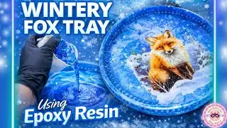 I Create a Beautiful Resin Tray with Loads of Blues!