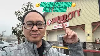 GRAND OPENING SEAFOOD CITY SUPERMARKET TOUR IN DALY CITY CA!