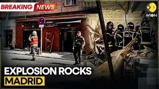 At Least 21 Injured After an Explosion at a Cafe in Spain's Madrid | WION BREAKING