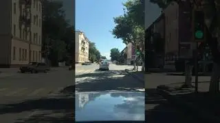 0256-14. 23.07.17. Естая. Авто полиции ДПС ДВД ГАИ - проезд стоп линии на запрещающий световор!