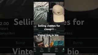 Vinted reselling link in description