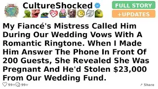 My fiances phone rang during our vows with the most romantic ringtone I had ever heard.
