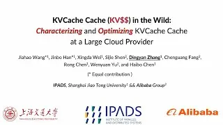 USENIX ATC '25 - KVCache Cache in the Wild: Characterizing and Optimizing KVCache Cache at a...