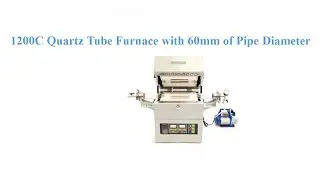 1200C Quartz Tube Furnace with 60mm of Pipe Diameter