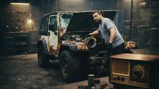 ULTIMATE ASMR JEEP WRANGLER RESTORATION | Abandoned 100-Day Transformation (From Rust to Showroom)