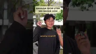 RAHASIA SKOR UTBK 550 MASUK UGM #mahasiswa #ugmyogyakarta #universitas #shorts