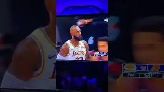 LeBron blocks Grayson Allen #nba #basketballplayer #lebron #nbaplayer