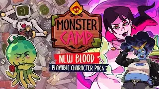 TWO SECRET ENDINGS!?!? - Monster Camp New Blood Let's Play (Joy and Calculester Secret Endings)