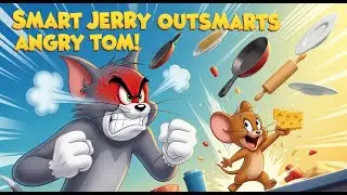 🐭 Smart jerry vs Angry tom | Non-Stop Funny Cartoon | Kids Animation