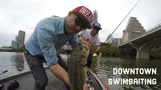 Megabass 10 Inch Magdraft Swimbait Fishing in Texas