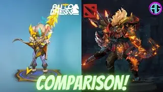 LEGENDARY(5-COST) UNITS! Auto Chess Units vs DOTA 2 Heroes Comparison with SKILLS!