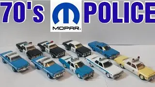 Greenlight 70's Mopar Police Cars 
